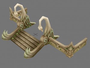 game model arena - teleport objects light elves 3D Model