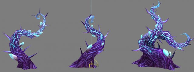 game model arena - thorns 01 3D 模型 .c4d .max .obj .3ds .fbx .stl .blend 