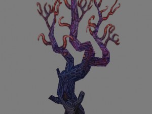 game model arena - tree 01 3D Model