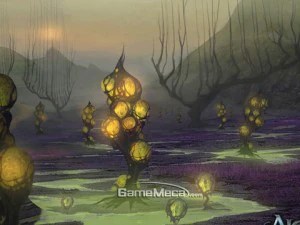 game model arena - tree lights 01 3D Model