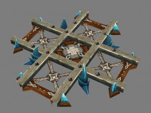 game model arena - tub track inferno 01 Modèle 3D