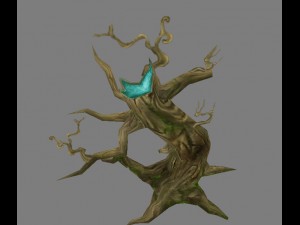 game model arena - variation grass flowers trees 0 3D Model