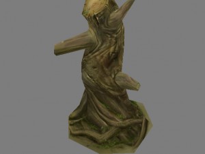 game model arena - variation grass flowers trees 0 3D Model