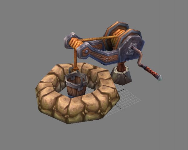 game model arena - wells dwarf 01 3D Model .c4d .max .obj .3ds .fbx .stl .blend 