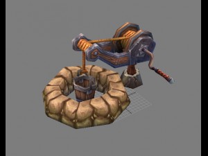 game model arena - wells dwarf 01 3D मॉडल