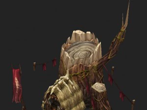 game model arena - wetland fish nest 01 01 3D Model