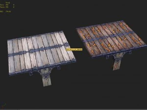 arena de modelo de jogo - woodbridge 01 Modelo 3D