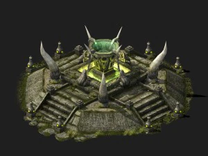 game models - poison valley scene - barbed altar 0 3D Model