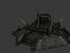 game models - poison valley scene - barbed altar 0 Modèle 3D