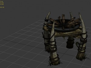 game models - poison valley scene - ivory wood bra 3Dモデル