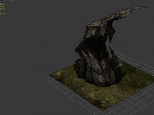 game models - poison valley scene - poison stone t 3D 모델