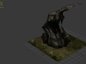 game models - poison valley scene - poison stone t 3D Model