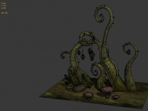 game models - poison valley scene - poisonous plan 3D Model