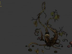 game models - poison valley scene - poisonous plan 3D Model