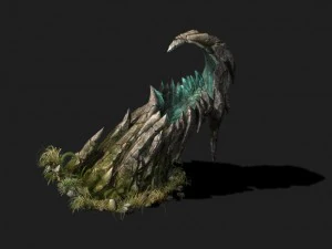 game models - poison valley scene - teeth protrudi 3D Model