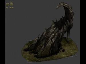 game models - poison valley scene - teeth protrudi 3D Model