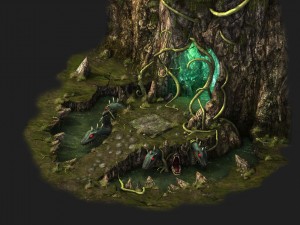 game models - poison valley scene - viper the guar 3D Model