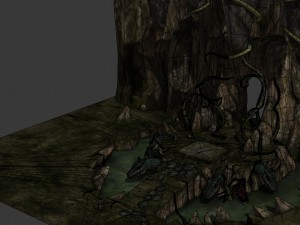 game models - poison valley scene - viper the guar 3D 모델