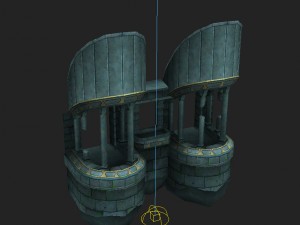 games models arena seabed construction column 01 Modelo 3D