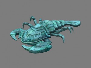 games models arena seabed area colossus crab 01 3D Модель