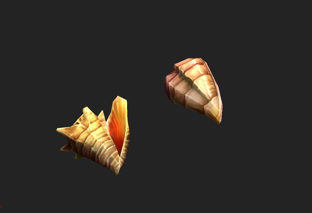 games models arena seabed area conch 01 01 3D Model .c4d .max .obj .3ds .fbx .stl .blend 