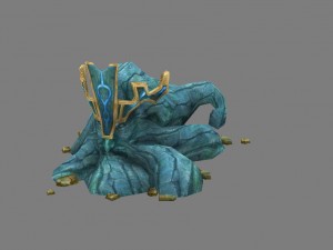 games models arena seabed area colossus head 01 3D Модель