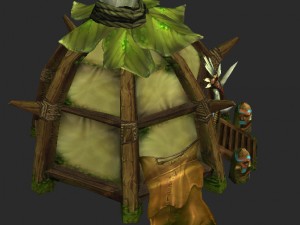 model arena game jungle area - tent tribe 01 01 3Dモデル