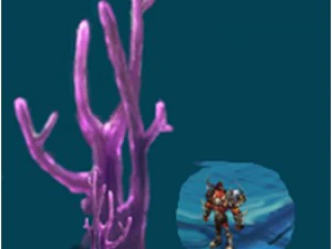 seabed arena game model plant 01 3D Model