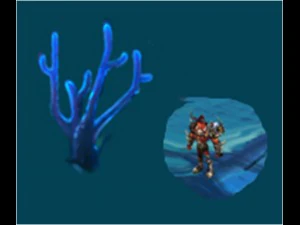 seabed arena game model plant 01 3D Model