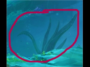 seabed arena game model plant 01 Modelo 3D