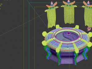 game model - gossip too empty altar mirror 3D 模型