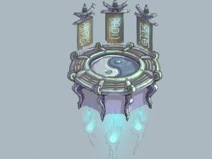 game model - gossip too empty altar mirror 3D 模型