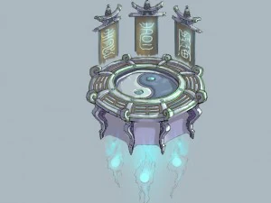 game model - gossip too empty altar mirror 3D Model