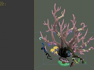 game model - variation of the celestial coral 01 3D Model