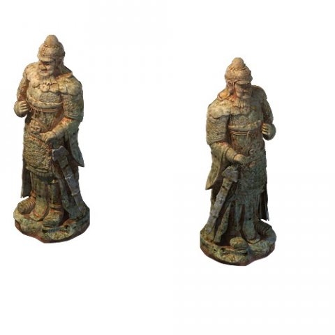 game model - terracotta warriors general statue 3D Модель .c4d .max .obj .3ds .fbx .stl .blend 