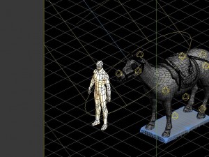 game model - terracotta warriors and horses Modèle 3D
