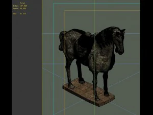 game model - terracotta warriors and horses 02 3D Model