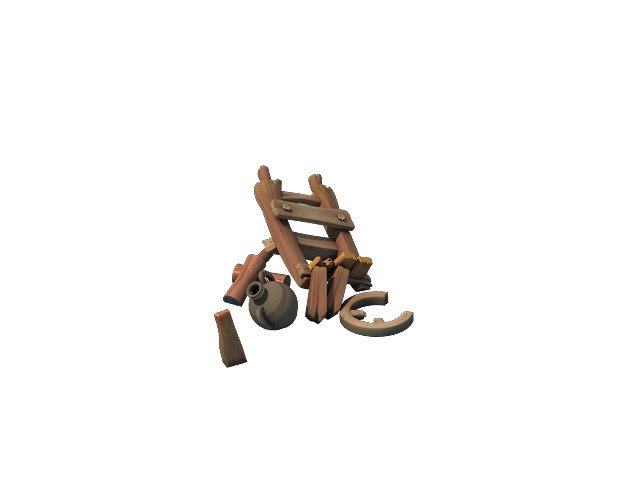 game model - terracotta warriors and horses 02 3D Model .c4d .max .obj .3ds .fbx .stl .blend
