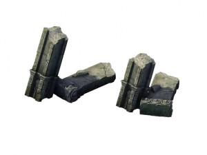 game model - broken stones 02 3D Model