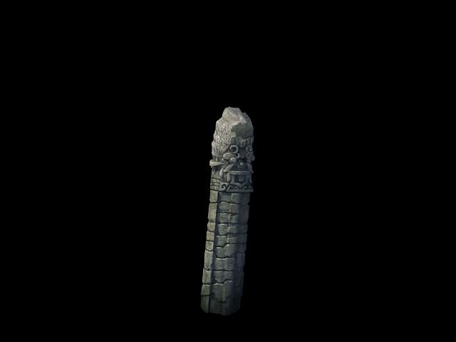 game model - broken stones 03 3D Model .c4d .max .obj .3ds .fbx .stl .blend 