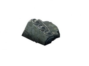 game model - broken stones 04 Model 3D