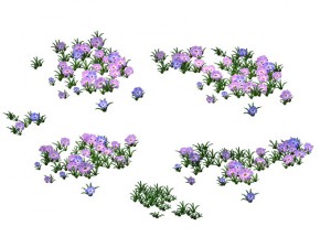 game model - grass 01 3D मॉडल