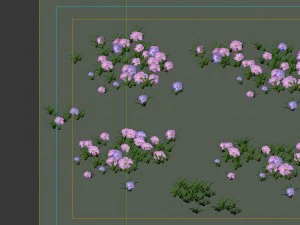 game model - grass 01 3D Model