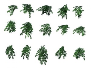 game model - grass 03 Modèle 3D