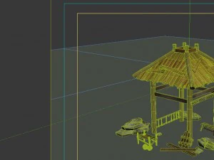 game models - city gazebo 06 3D Model