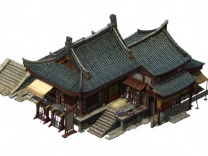 game model - city blacksmith shop 3D मॉडल
