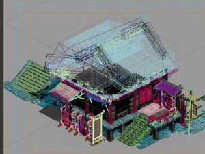 game model - city blacksmith shop 3D Model