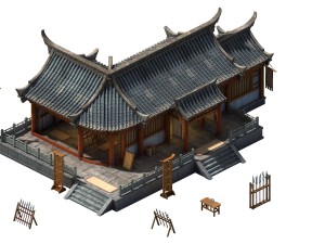 game model - city store 3Dモデル