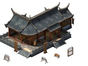 mod&egrave;le de jeu - magasin de la ville Modèle 3D