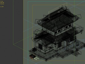 game model - urban construction clothing store Modelo 3D